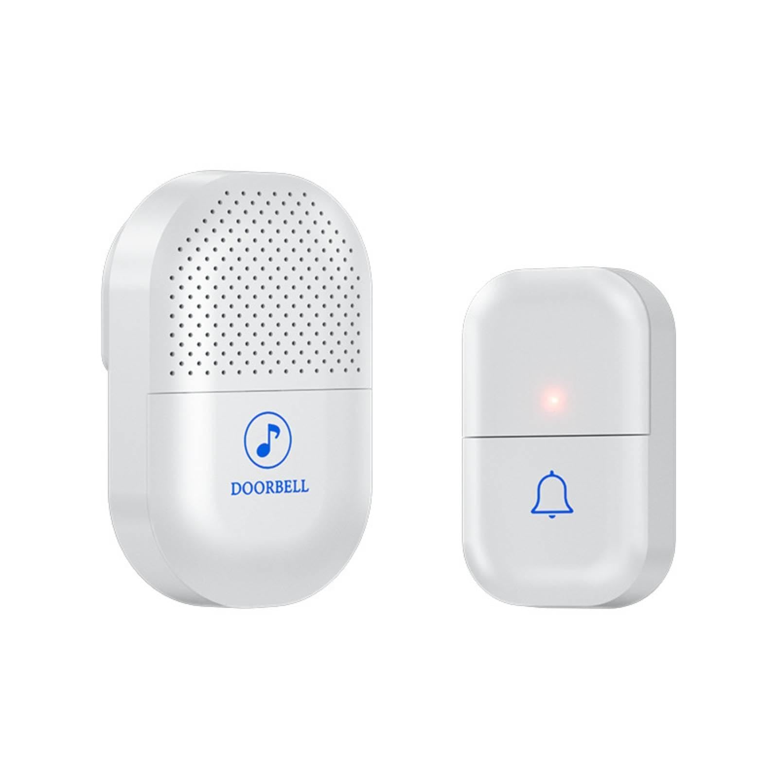 Entry 4 Volume Levels Entry Chime Bell Module and Sender Memory Function White Us Plug 1-to-1-image-9