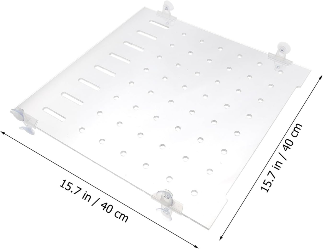 1set Acrylic Fish Tank Isolation Plate Divider for Aquarium Easy to Install Prevents Fry from Mixing Includes Fixed Clips Thick