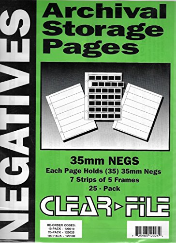 CLEAR-FILE Format #12B Archival PLUS Negative Page