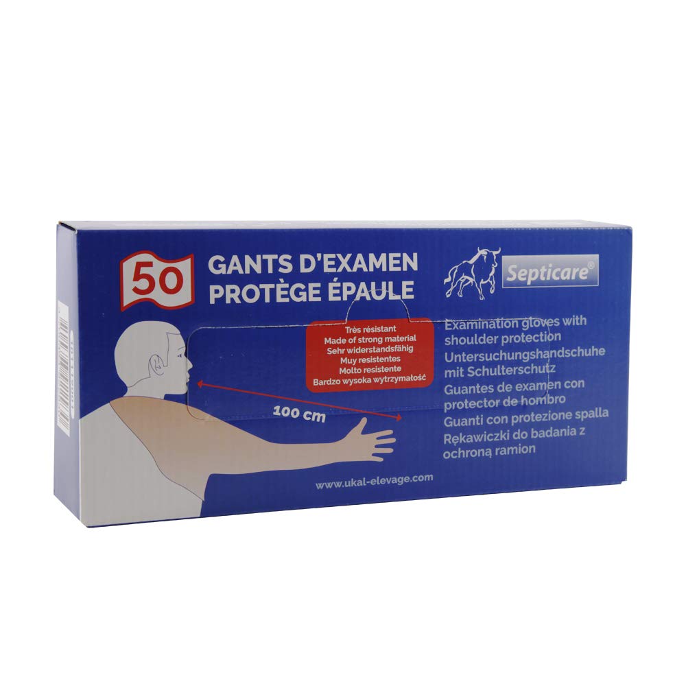 50 Gants protège épaule vétérinaire et gant long examen agricole