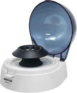 WESTTUNE 7000 RPM Mini Microcentrifuge - Low Noise Benchtop Lab Centrifuge with 2 Rotors for 0.2-2mL Tubes & PCR Strips