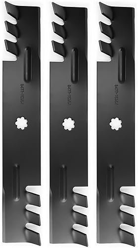 Juego de cuchillas de mulching para John Deere GX21784 GY20852 AM141035 GX21786 GY20852 LA130 LA140 LA145 E170 E160 E140 E150 48 pulgadas cubierta