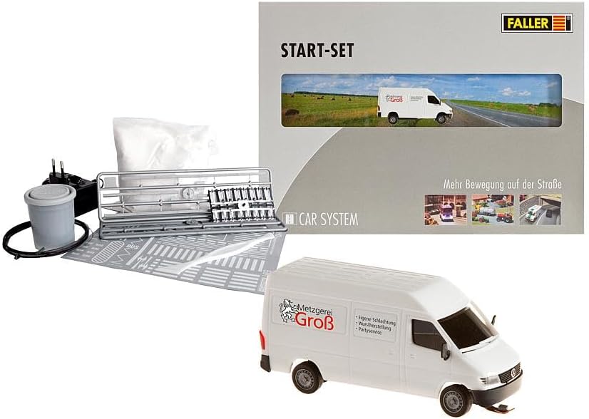 Faller 161504 MB Sprinter Car System H0 Starter Set, White