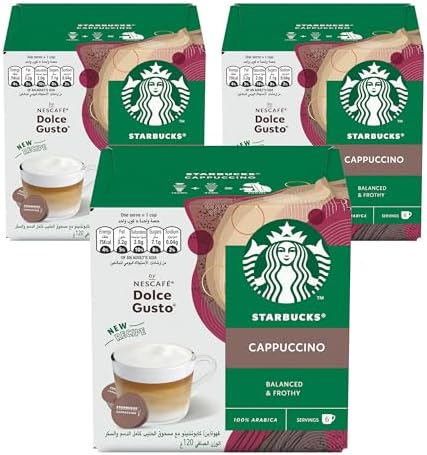 Starbucks Cappuccino By Nescafé Dolce Gusto Coffee (3X12 Capsules)