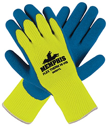 MCR Safety 9690YM Flex-Therm Acrylic Shell Men's Gloves with Latex
