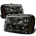For Chevy Trailblazer Pair of Smoked Lens Amber Corner Headlight Lamp Kit Replacement
