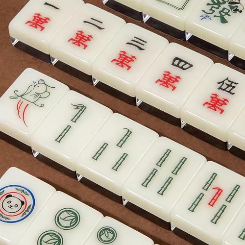 Set de Fichas de Mahjong Tradicional Chino miniatura 3