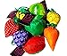 LA Pop Designs Fruit & Veggie Reusable Shopping Tote Bags, Convenient & Lightweight - 7 PACK Variety - Gift Pack!!