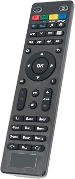 New Replacement Remote Control for MAG254 MAG250 255/256 /257/260 / 275/351 /352/350/ 349 OTT Tv Box IPTV Set-Top Box, Black for MAG PERFASCIN
