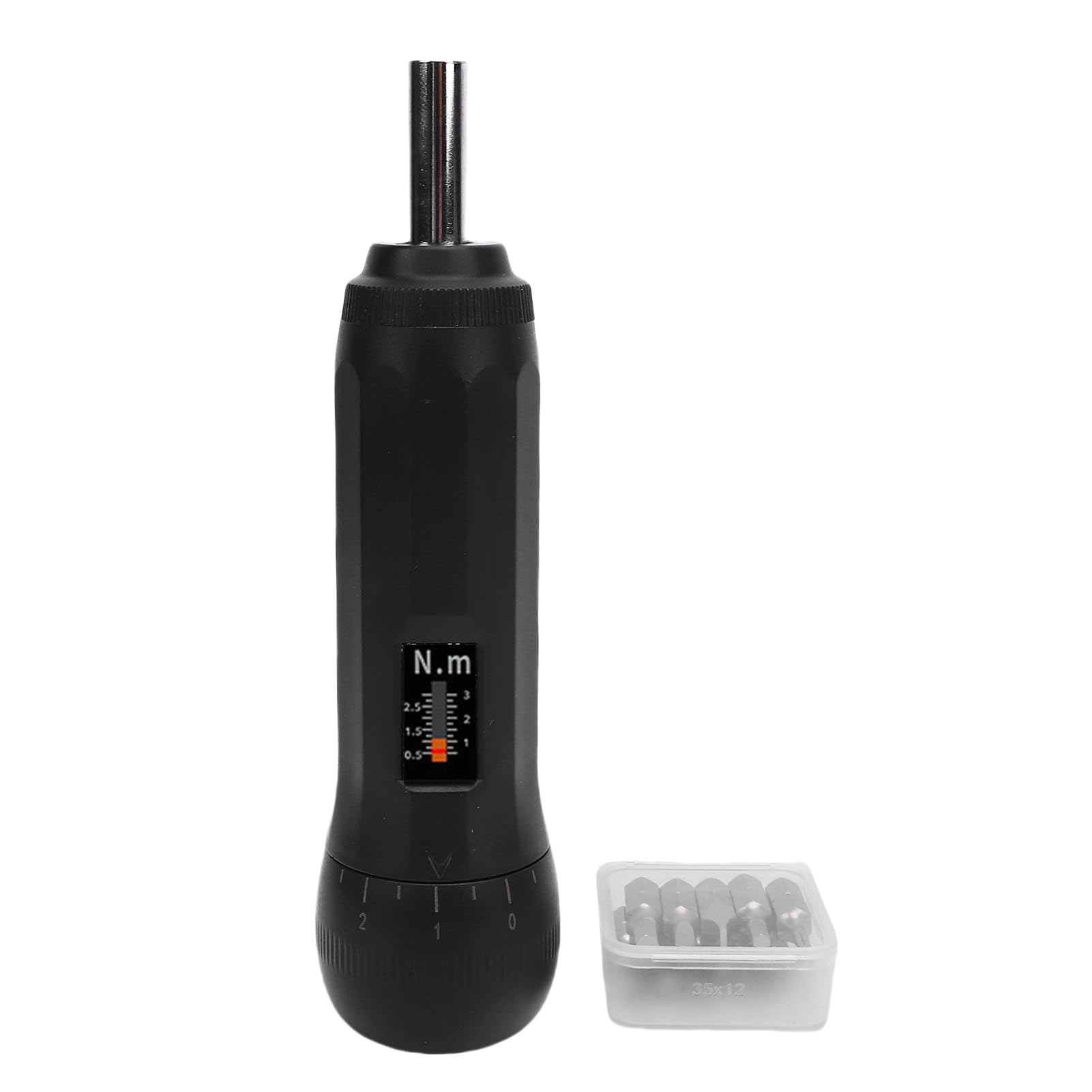 Fafeicy Cacciavite Dinamometrico Regolabile 0,5-3 N.m, con Scala Lineare, 8 Punte, 3 Adattatori, Esagonale 6,35mm 1/4 Pollici, Kit Completo per Fissaggio Circuiti