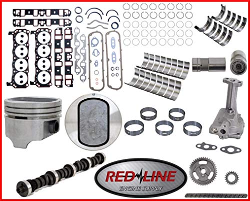 Master Engine Rebuild Overhaul Kit Fits 1972-1976 Ford 351 351w 5.8l Ohv V8 1...