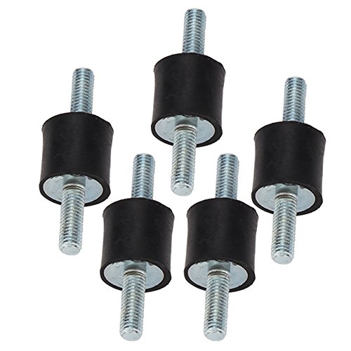CNBTR 5 PEZZI M5 Gomma Doppio estremità Vite Antivibrazione Montaggio Silentblock For