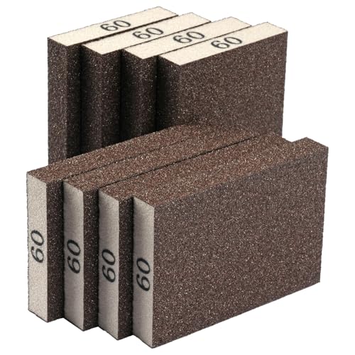 8 Pack Sanding Sponge Block Wet Dry Sandpaper Sand Paper for Drywall Wood