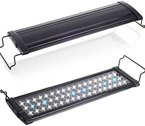 Amazon Meow Market アクアリウムライト フラット Led ランプ Led600 9w 60cm 80cm水槽 照明 防水 鮮やかに装飾 白 Rgb 金魚 熱帯魚 水草 光合成 超白光led600 Meow Market ライト 照明 通販