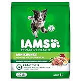 IAMS Proactive Health Adult Minichunks Dry Dog Food Chicken & Whole Grain Recipe, 30 lb. Bag