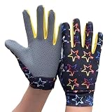 Sommerhandschuhe für Kinder – atmungsaktive 6,5-Zoll-Handschuhe | Eisseide rutschfester elastischer Sporthandschuh trocknender Außenschutz für Radfahren Spielen Verwenden