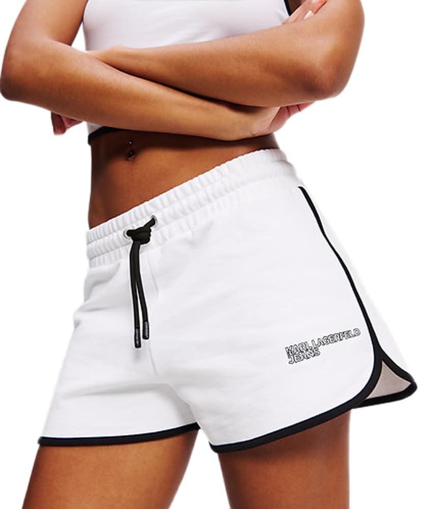 Karl Lagerfeld Jeans, Damskie, Binding Sweat Short, Regular Fit