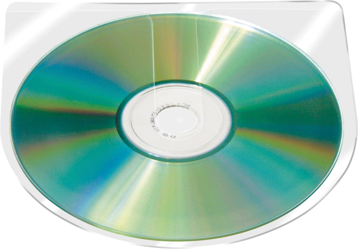 CD della cassa autoadesivo 10St Connect kf27032 M. lasche trasparente in polipropilene, Retro se lbstklebend, per CD DVD, con cerniera un