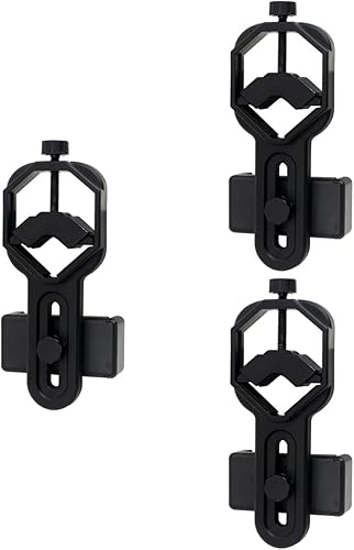Miniatura 5 de Mikikit ser of 3 Adaptador de teléfono celular Adaptador de teléfono celular Montaje de telescopio de teléfono móvil Adaptador de montaje para