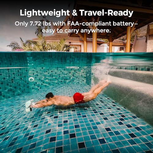 Sublue Mix Underwater Scooter with Action Camera Mount 30 Minutes 40M Waterproof Dual Motors Water Sports Swimming Pool Diving Snorkeling Water Scooter for Adults (Space Blue) by sublue - Used condition - Image 9