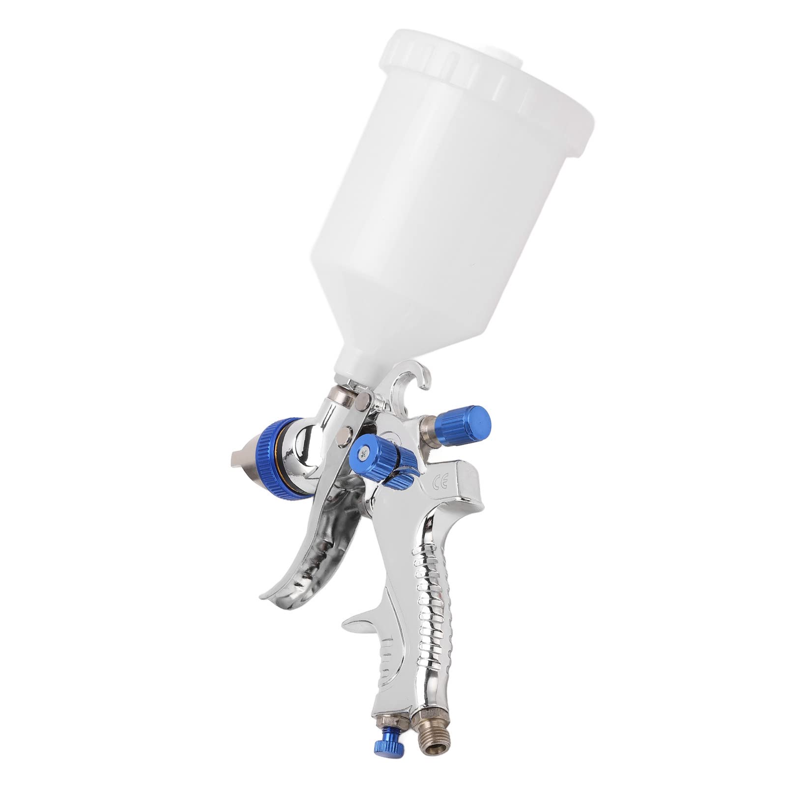 Chrees Kit Pistola a Spruzzo a gravità Altamente Durevole per un Trasferimento Efficiente del Materiale, Atomizzazione Uniforme, Spruzzatura Professionale della Finitura, Ideale per la Verniciatura