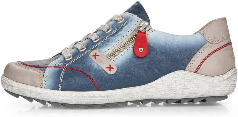 Remonte Women's Liv R1427-12 Lace-Up Side Zip Fashion Sneakers
