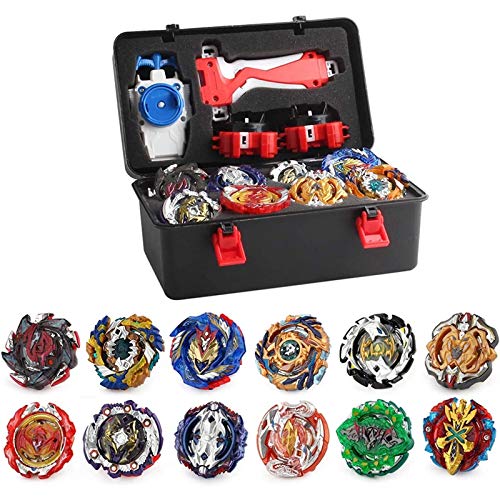 MISS YOU Beyblade 12 Pièces Gyro Burst Starter Combat Toupie Jeu, 4D Fusion Toupie Jeux d'enfants a PDF