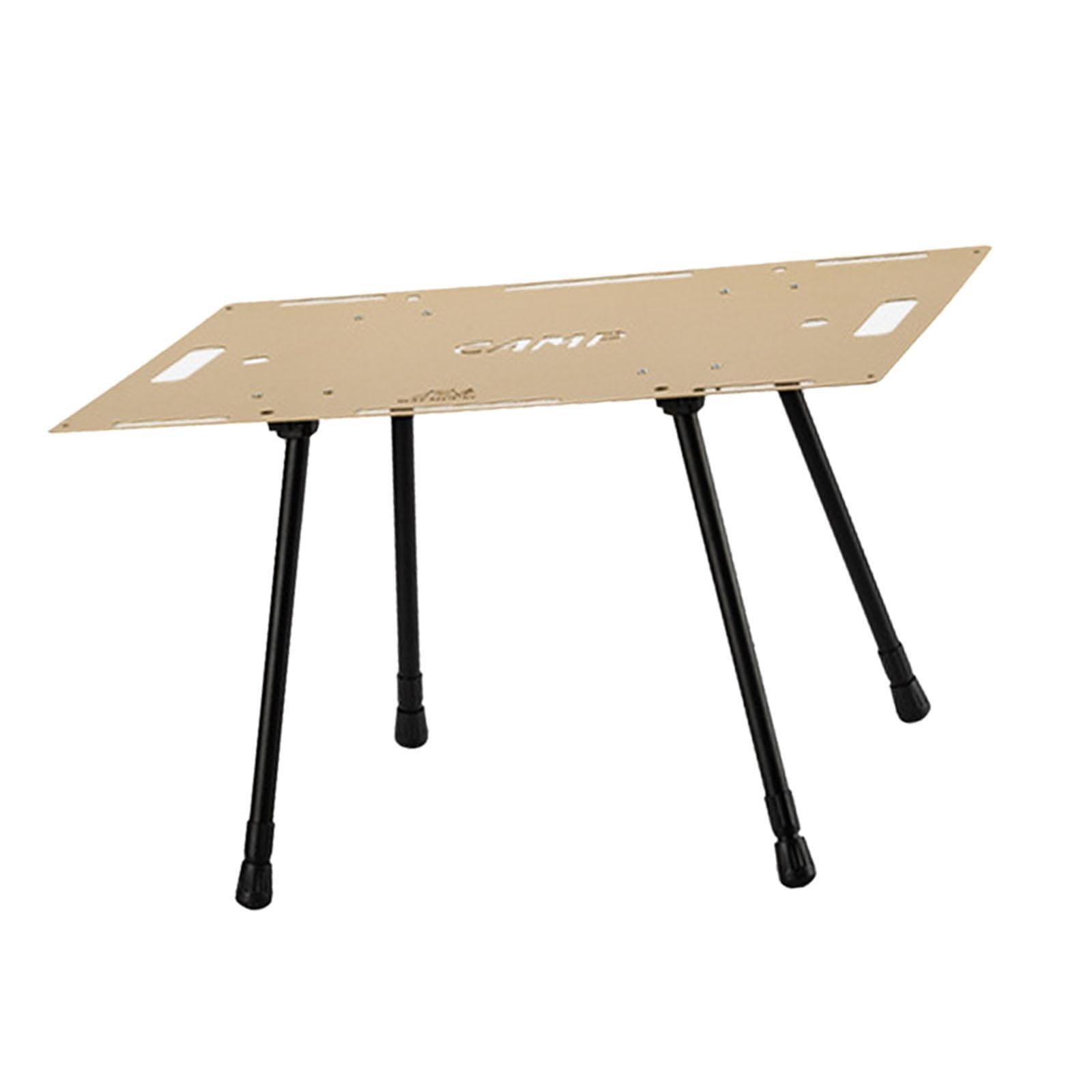 CALANDIS™ Folding Table Sturdy Ultralight Desk Picnic Coffee Table for Yard Garden BBQ Khaki | Furniture | & Hiking | Outdoor Sports-picture-15
