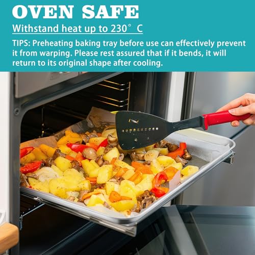 Plaque de cuisson extra large en acier inoxydable durable HaWare - 6