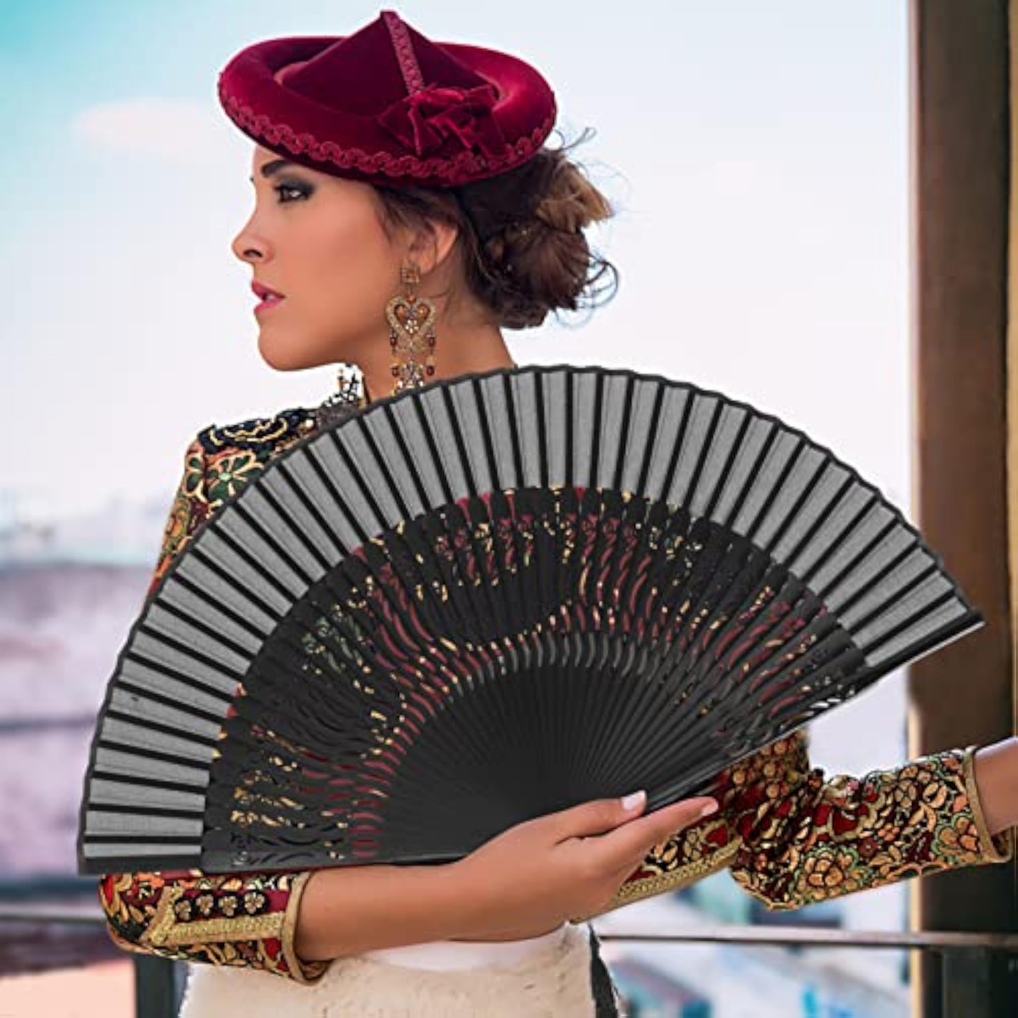 Chinese Style Performance Hand Fan, Dancing Party