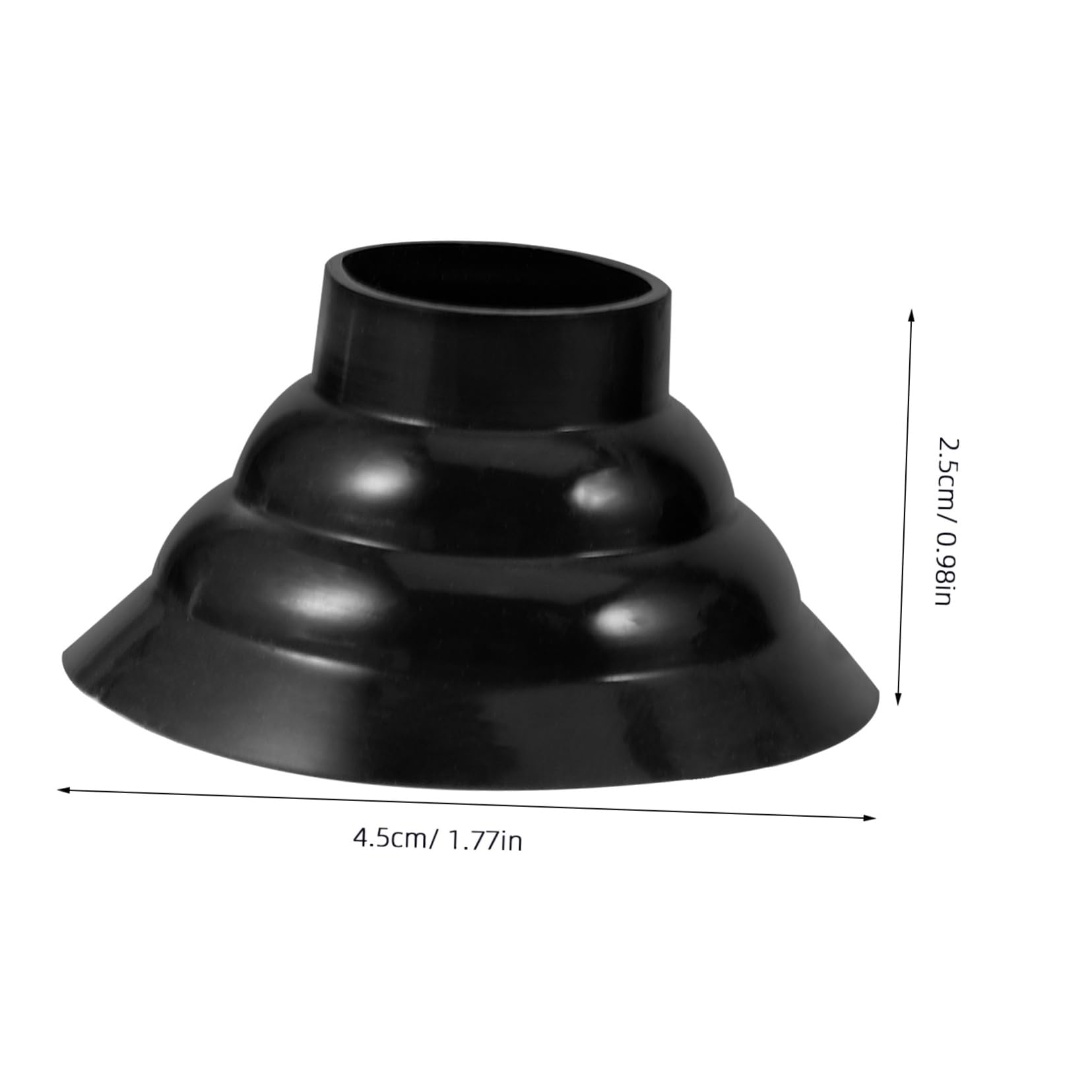 IWOWHERO 4pcs Walking Stick Cover Crutch Tips Trekking Pole Tips Protectors Climbing Cane Foot Cover Thickened Pole Tip Covers Trekking Pole Accessories Walking Stick Ends Black Plastic