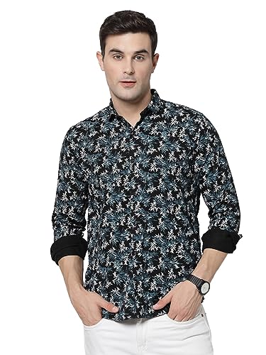 Image of ELYYORK Adwyn Peter Men's Cotton Printed Regular Fit Casual Shirt |Full Sleeve Shirt for men|shirt for men|men's shirt