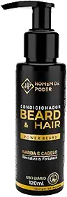 Condicionador Masculino Barba e Cabelo Homem de Poder Hidratacao Profunda Maciez e Fortalecimento dos Fios