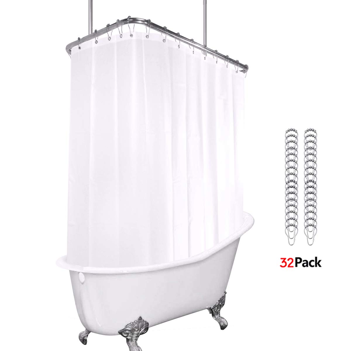 Shower Curtains Clawfoot Tub Curtains & Drapes