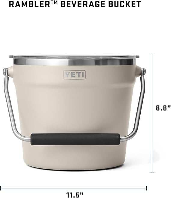 YETI Beverage/Ice Bucket, Holds 6 Longnecks or 3 Bottles of Wine