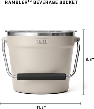 YETI Beverage/Ice Bucket, Holds 6 Longnecks or 3 Bottles of Wine