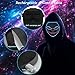 JDBMAOYE Led Mask, Lighted Up Mask with Gesture Sensing,Led Mask Costume for Halloween Costume,Masquerade,Cosplay Party