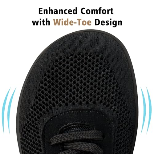 Barefoot Walking Shoes for Men Wide Toe Box | Zero Drop Sole | Breathable Knit Upper | Lightweight & Flexible | Daily Walk, Gym, Travel2