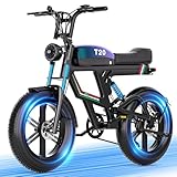 Misodo Electric Bike for Adults,2500W Peak Motor, 100 Miles, 48V 23AH Battery Electric Dirt Bike, 33MPH, NFC/Password Unlock, 7-Speed, Dual Suspension 20