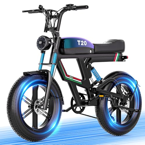 Misodo Electric Bike for Adults,2500W Peak Motor, 100 Miles, 48V
