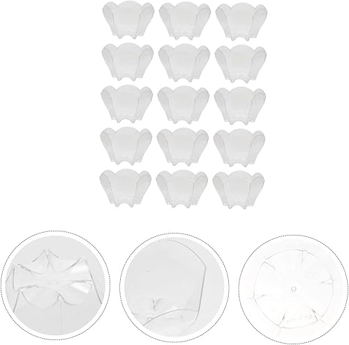 Miniatura 7 de NOLITOY 48 Pcs Flower Mousse Cup Bowl Disposable Ice Cream Bowls Dessert Cups Pudding Cup Jelly Cups Vasos Para Postres Mini Parfait Appetizer Cup