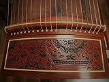 Dunhuang Yun Burma Padauk Guzheng with Chinese Patterns