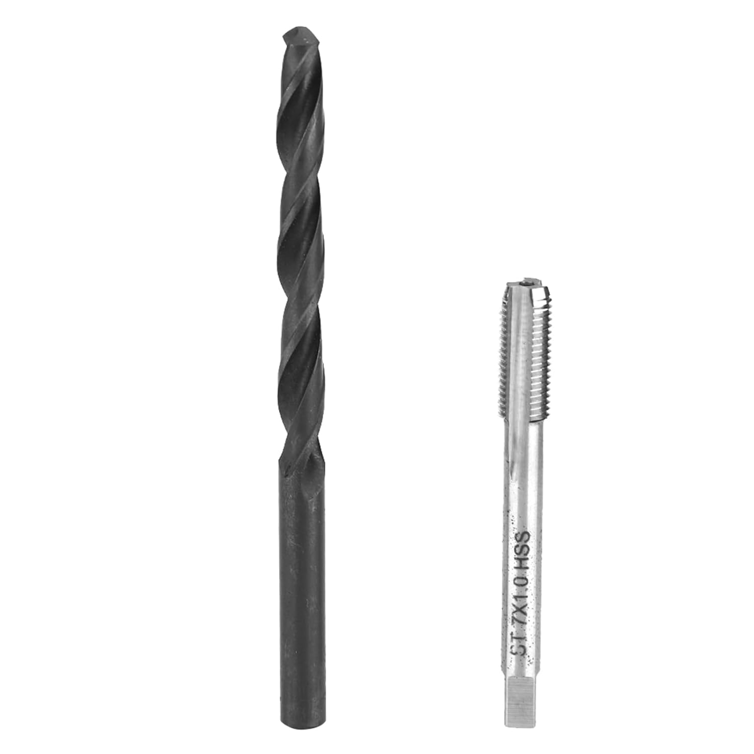 25pcs Thread Repair Kit Stainless Steel Twisted Drill Wrench Threaded Insert Tap Insertion Tool HSS Drill Helicoil Repair Kit M7x1 for High Voltage Switchgear, Microwave Communication, Auto Parts