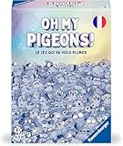 DES RÈGLES SIMPLES : Le but ? Remplir votre banc de pigeons en premier pour gagner. Utilisez vos cartes astucieusement pour attirer ces volatiles, mais attention aux autres joueurs qui essaieront de vous pigeonner ! Les règles s'expliquent en 2 minutes et chaque partie dure environ 15 minutes.