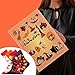 Breathffy 12 Days Halloween Socks Advent Calendar 2025 Knitting Unisex Socks Gift Set for Adults 12 Days Advent Beauty Calendar for Halloween Countdown 2025 Gift