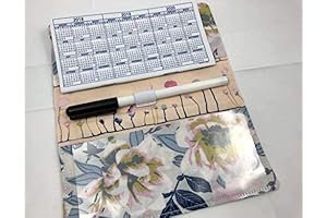 Elegant Checkbook Cover with Refined Pen Holder: Wild Posy Ethereal