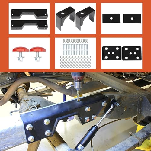labwork C-Notch Rear Support and Drop Flip Kit Replacement for Silverado C1500 1988-1998 Replacement for Sierra 1988-1998 by labwork - Image 6