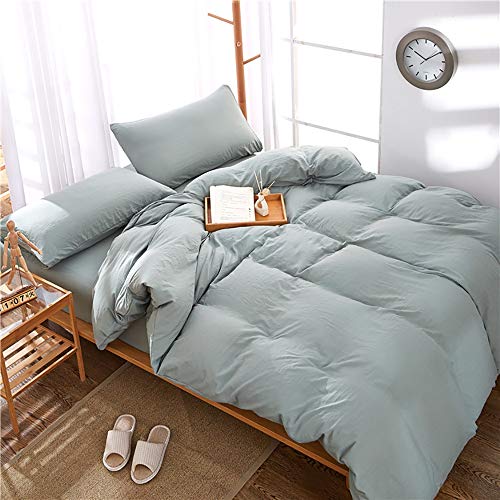 Parure de lit en microfibre brossée contre les nuits agitées 240cm