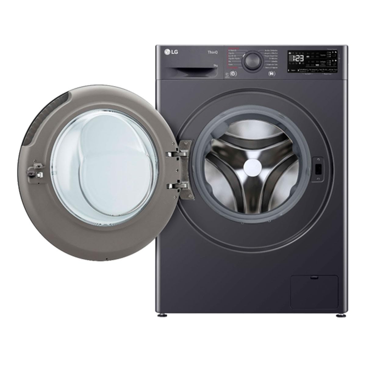 LG Lavadora F4WR359S6M 9Kg 1400 RPM Negra