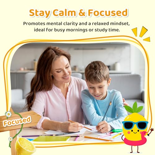 Image of 2 Pack Liposomal GABA L-Theanine Drops for Kids - Liquid GABA Supplement with Magnesium, Chamomile, Lemon Balm & Vitamin B6 - Support Relaxation, Focus & Stress Relief for Kids & Adults - Lemon
